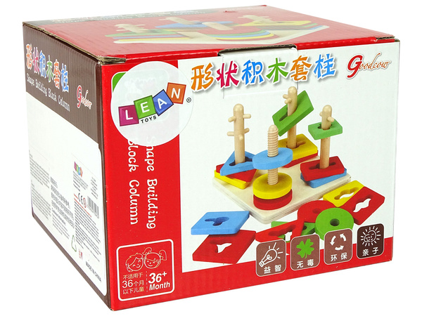 Wooden blocks Educational Hand Puzzle Shape Sorter