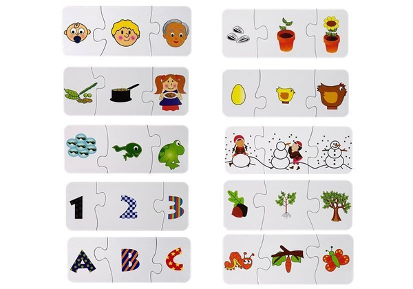 Educational Puzzle Puzzle Learning 10 Connections