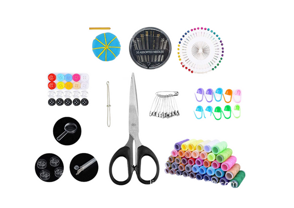 Duży Zestaw Krawiecki Do Szycia W Etui Przybornik 228el