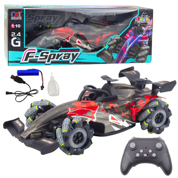 F-Spray Remote Controlled RC Racer 1:10 Lights Sounds Steam Red