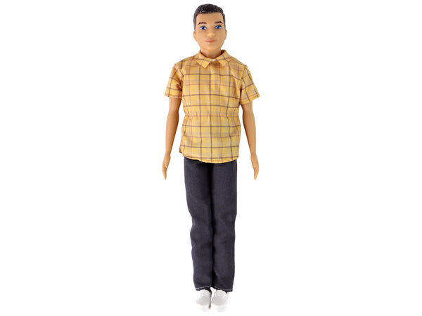Children's Doll Boy Paulo Shirt Brown Hair