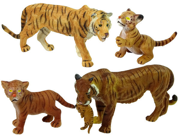 Afrika Elefanten Tiger Wildtiere Figurenset