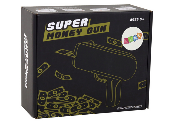 Money Gun Shooting Red Launcher Money Gun Banknotes