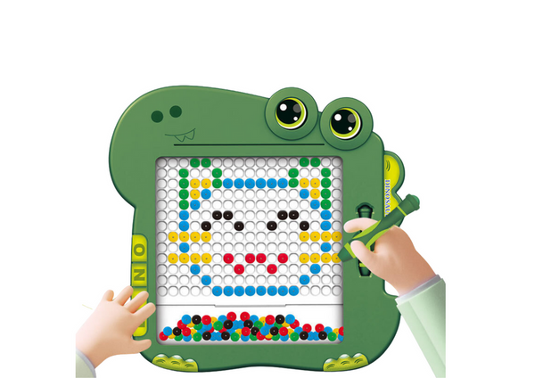 Educational Magnetic Board Dinosaur Pad Puzzle Green