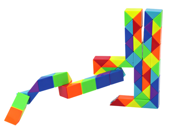 Bricks Arcade-Spiel, Puzzle, pädagogisch, bunt, Schlange, 72 Teile.