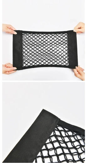 Kofferraumnetz-Organizer-Tasche mit Schrauben, stabile Tasche, 20 x 26 cm