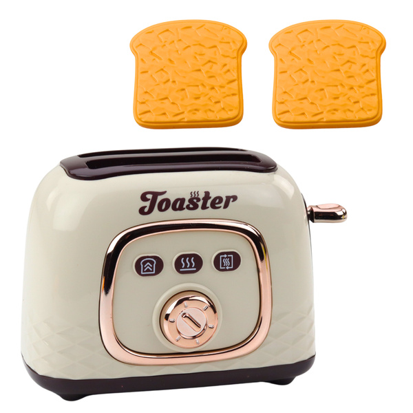 Toaster Toast für Kinder Eleganter Soundeffekt Toast Weiß