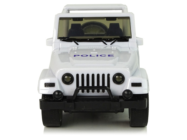 Off-Road Police Car White