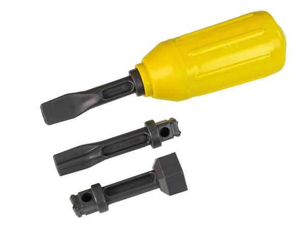 Kranwagen zum Abschrauben und Drehen Gelb