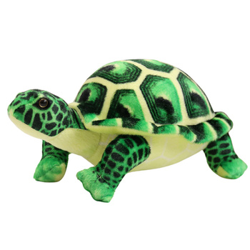 Plush Turtle Mascot Cuddly Plush Toy Green 25cm