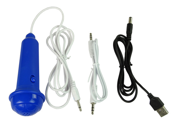 Elektrisches Keyboard Klavier für Kinder Blau USB-Noten