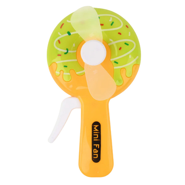 Mini Donut Pinwheel Hand Fan for Kids 4 Designs