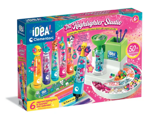 Idea Art Zestaw Fabryka Markerów Zakreślaczy 6 sztuk Clementoni 18127