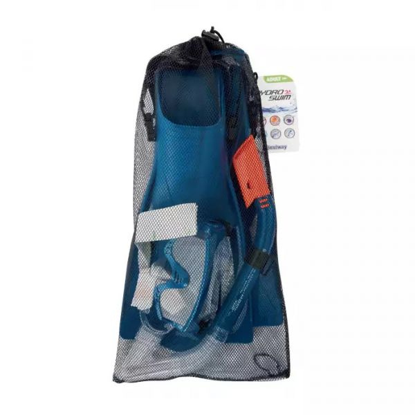 Diving Kit Blue Mask, Fins, Bestway 25020 Tube