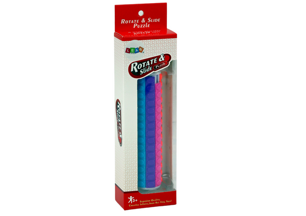 Logischer Puzzle-Zylinder, 15-stufiger bunter rotierender Zylinder