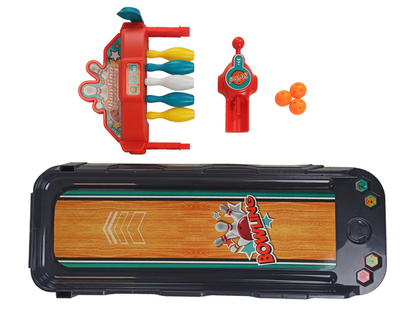 Mini-Kegelbahn Bowling Card Launcher