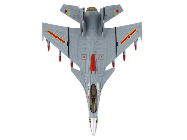 Airplane Model With Friction Drive, Gray, Black or Yellow