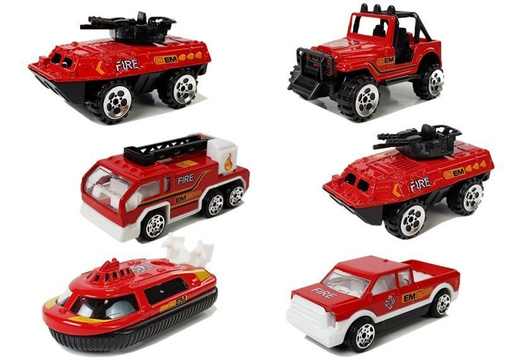 1:64 Fire Brigade Set 6 Pieces