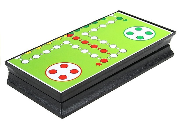 Magnetic Game Board Set 7 in 1 Chess Ludo Backgammon Draughts