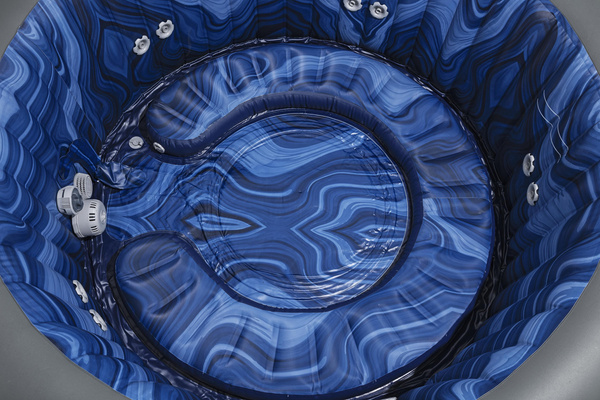 Aufblasbarer Whirlpool Santorini 7 Personen 216 x 216 x 80 cm Bestway 6001T