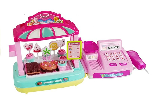 Candy Shop Cash Register Pink 35PCS