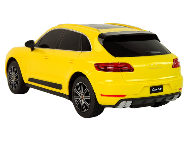 Auto R/C Porsche Macan Turbo 1:24 Rastar Gelb