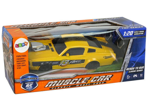 Remote Control Sports Car Classic 1:20 Yellow Pilot