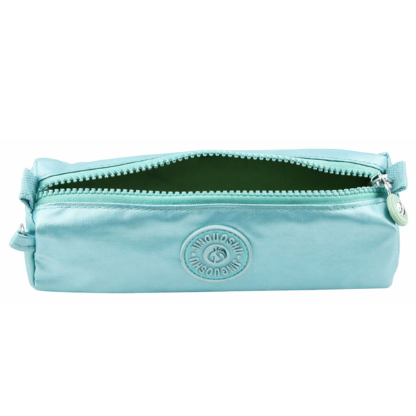 School Pencil Case Organizer Single Compartment Light Green 21.5cm