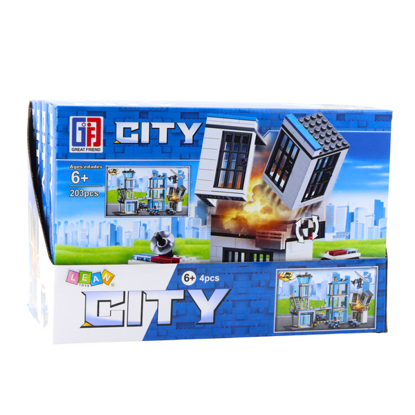Construction Blocks Police Station Buildings 190-213 pcs.