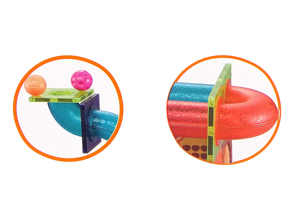 Magnetische Klötze 145 Stück 3D Rutsche für Bälle