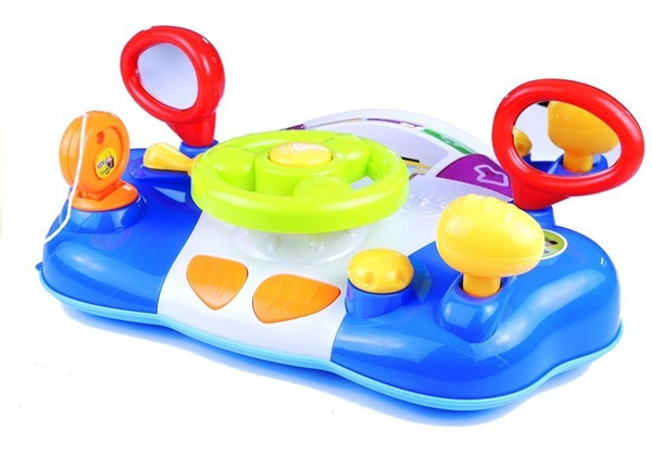 Interactive Steering Wheel For Children Dashboard Sounds