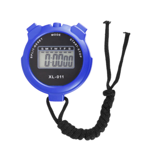 Digitale LCD Elektronische Sport Stoppuhr XL-011 Blau
