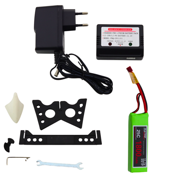 Boot Motorboot FT012 Ferngesteuert RC Schwarz 50km/h 2.4G