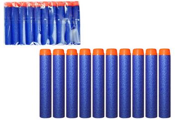 Soft Foam Cartridges For Guns 10 Pieces Blue