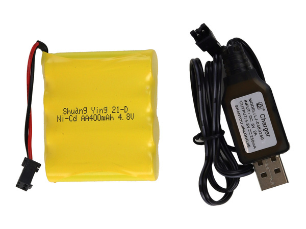 Gelber ferngesteuerter R/C-Schulbus mit zu öffnenden Türen