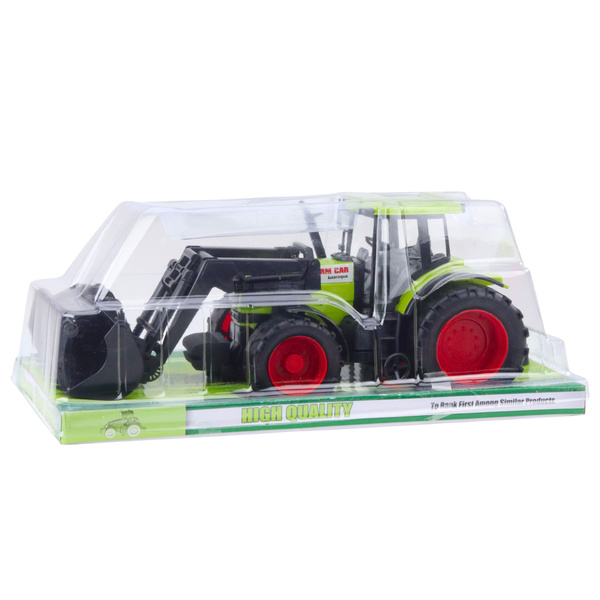Tractor Agricultural Vehicle Farmer With Grapple Green