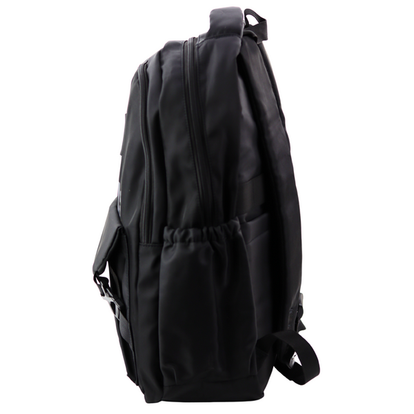 City Schulrucksack 6 Taschen Back Up Schwarz 23L 46cm
