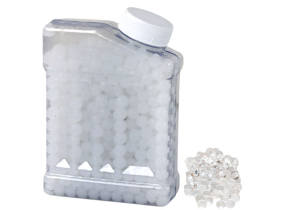 Gelsichere Kugeln für eine Waffe, Beige, 700 Stück.