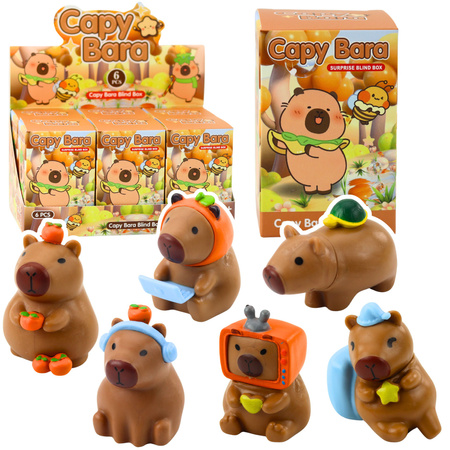 Überraschungs-Capybara-Figur, Spielzeug-Blindbox-Mix