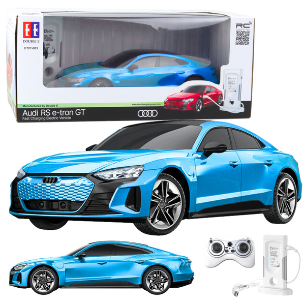 Audi RS E-tron GT Remote Controlled RC Car Blue 1:14