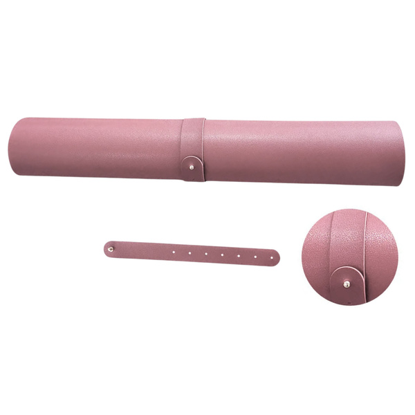 Tastatur-Mauspad für den Schreibtisch, doppelseitig, Öko-Leder, Rosa, 80 x 40 cm