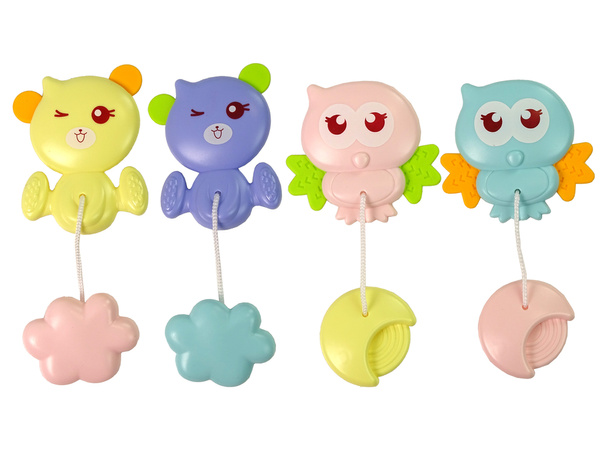 Crib Carousel Projector Remote Control Melodies Animal Sounds Blue