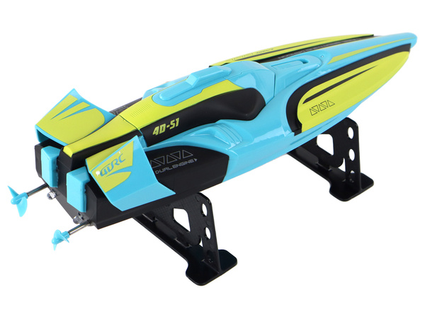 RC Wasserboot 2.4G Gelb-Türkis wasserdichte Fernbedienung