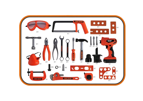 DIY Kit Tool Box Battery Powered Drill