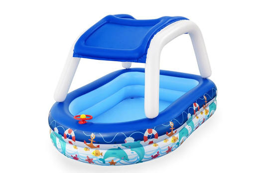 Inflatable Pool With Roof 213 x 155 x 132 cm Bestway 54370