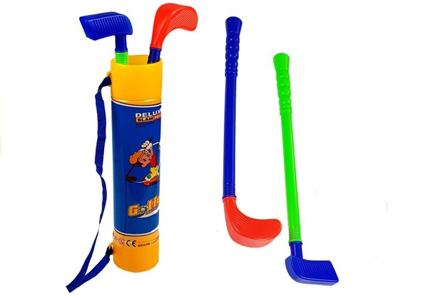 Kinder Golf Set Schläger Löcher mit Flaggen Bälle