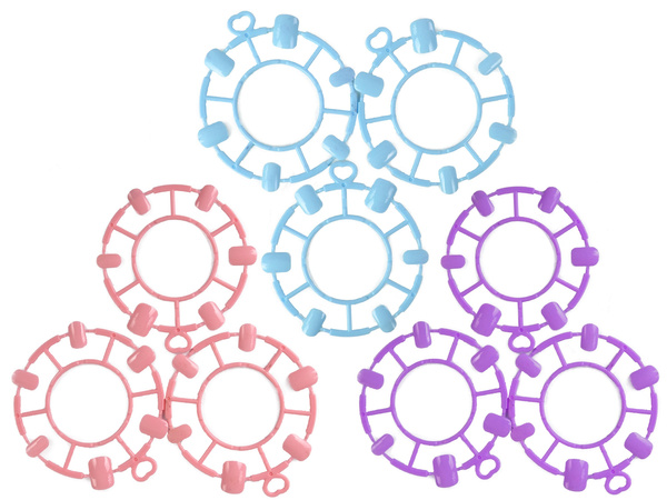 Großes Nagellackier-Set Nagellacke Aufkleber Trennblätter