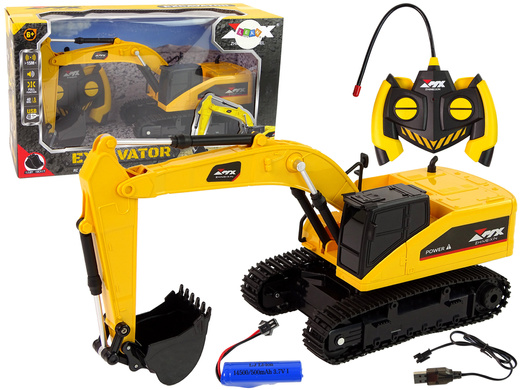 Yellow Remote Controlled Caterpillar Excavator