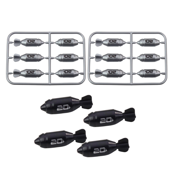 Schiff U-Boot Torpedo Schießen Antrieb Dunkelgrau 28cm