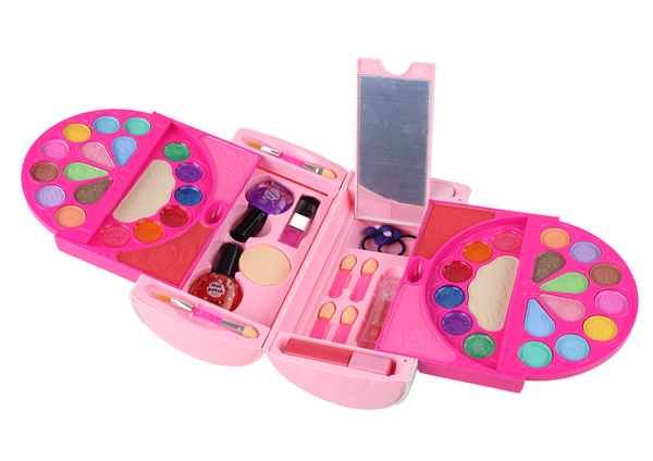 Beauty Makeup Set In Case Eyeshadow Pink